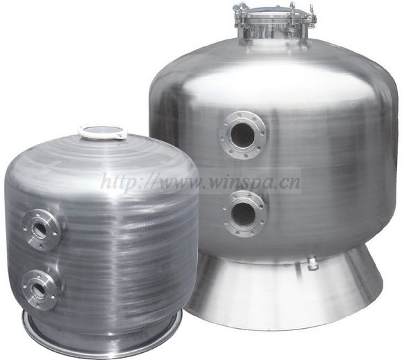 stainless steel side-mounted sand filter
