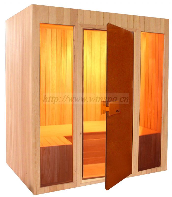 custom-made sauna room(Burma cedar wood)
