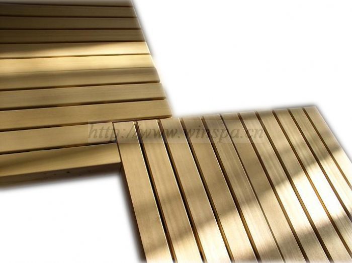 sauna floor