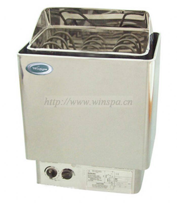 sauna heater with control built in