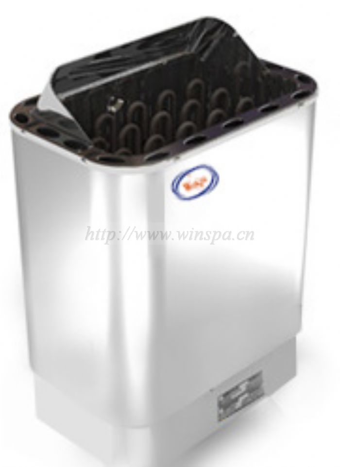 sauna heater with separate control panel
